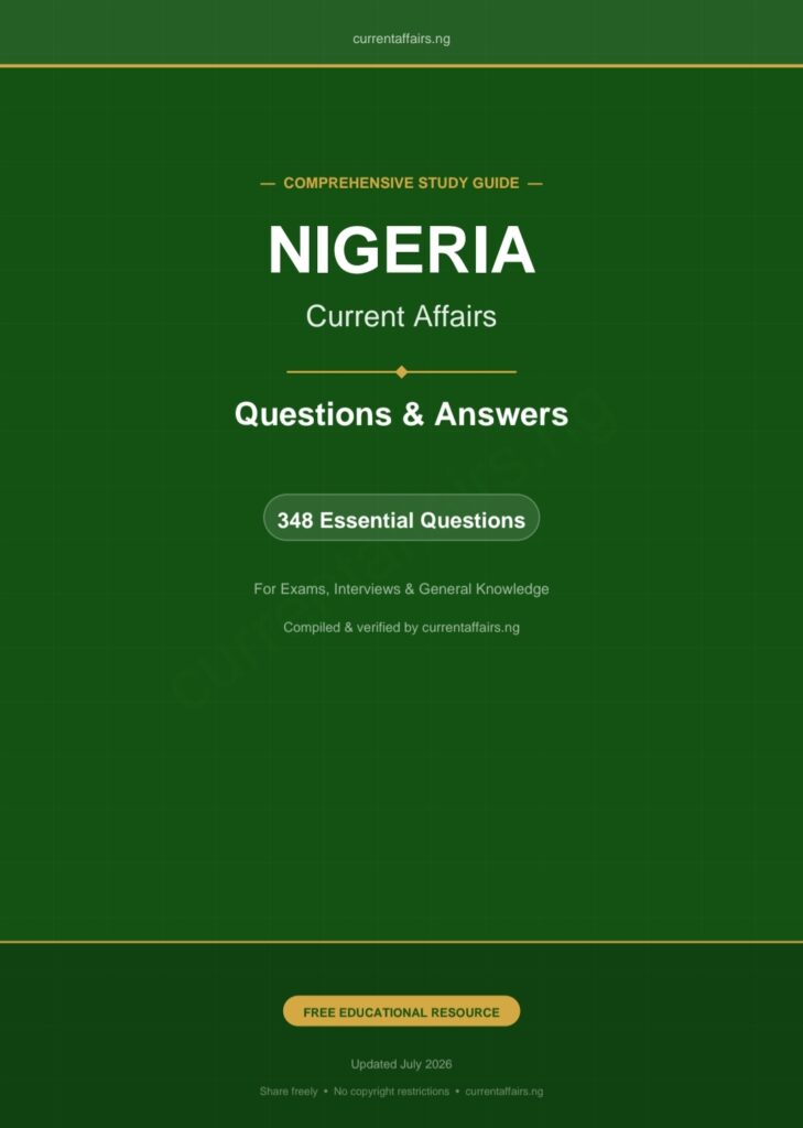 CURRENT AFFAIRS